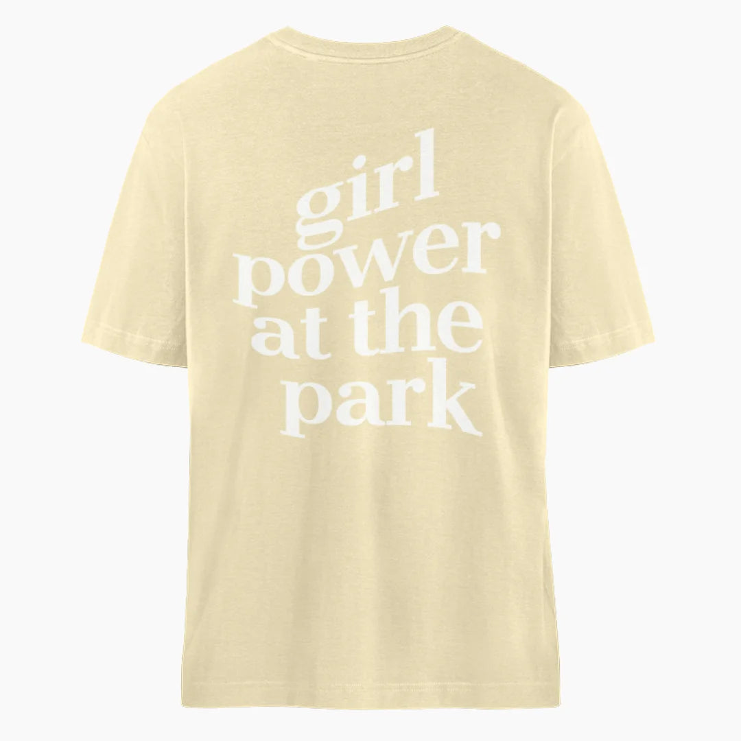 GIRL POWER AT THE PARK Oversized T-Shirt