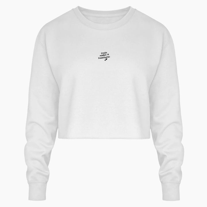 #MEHRMAEDELSINFRIENDLY PARKS Crop Sweatshirt