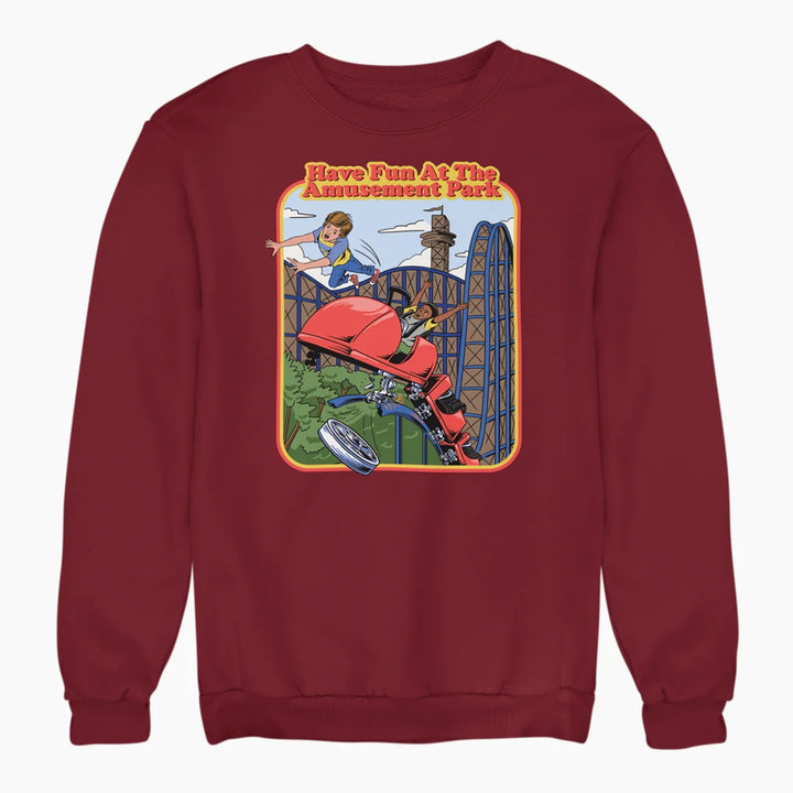 FUN AT THE AMUSEMENT PARK sweatshirt