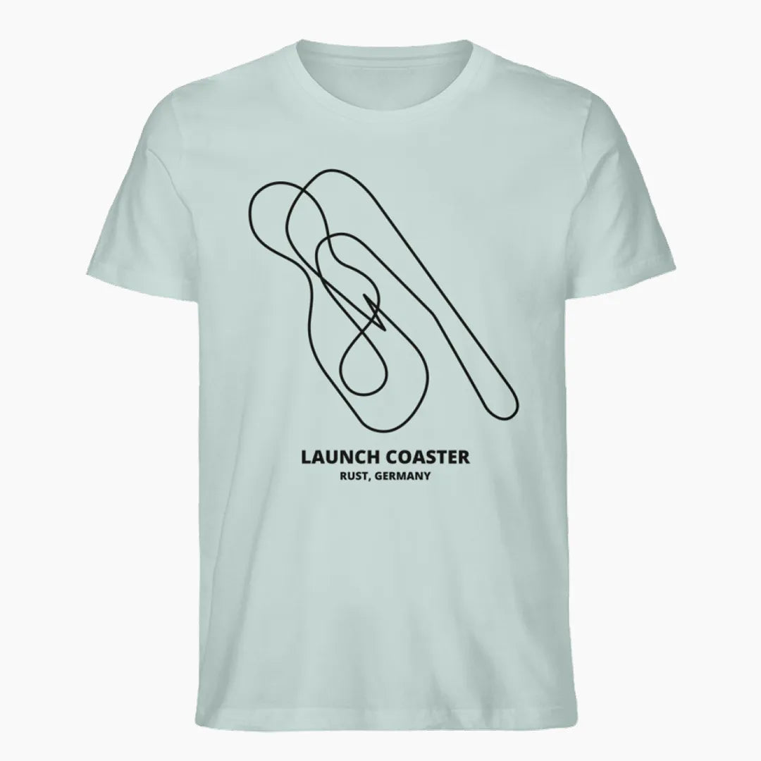 LAUNCH COASTER RUST layout tee