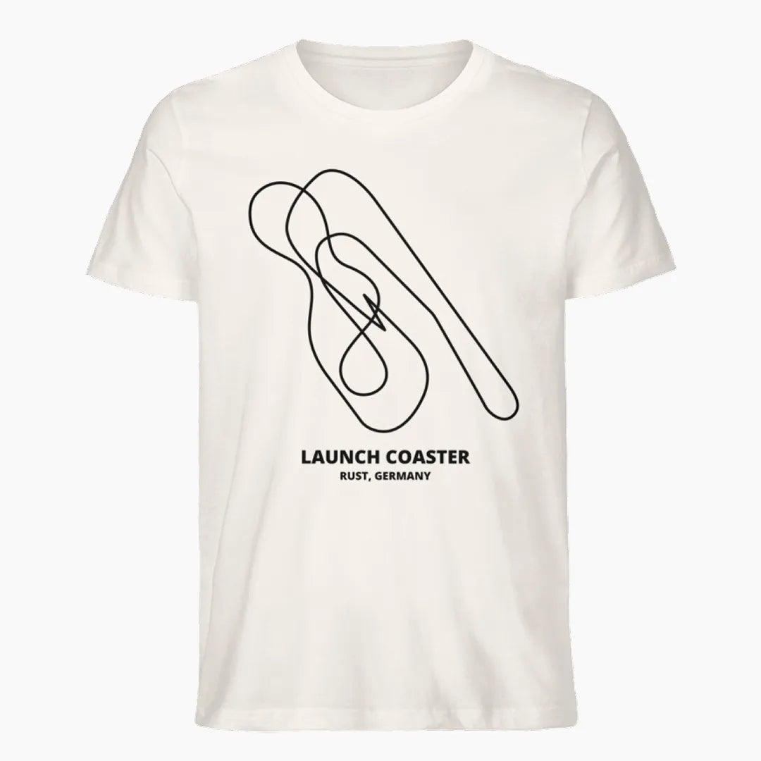 LAUNCH COASTER RUST layout tee