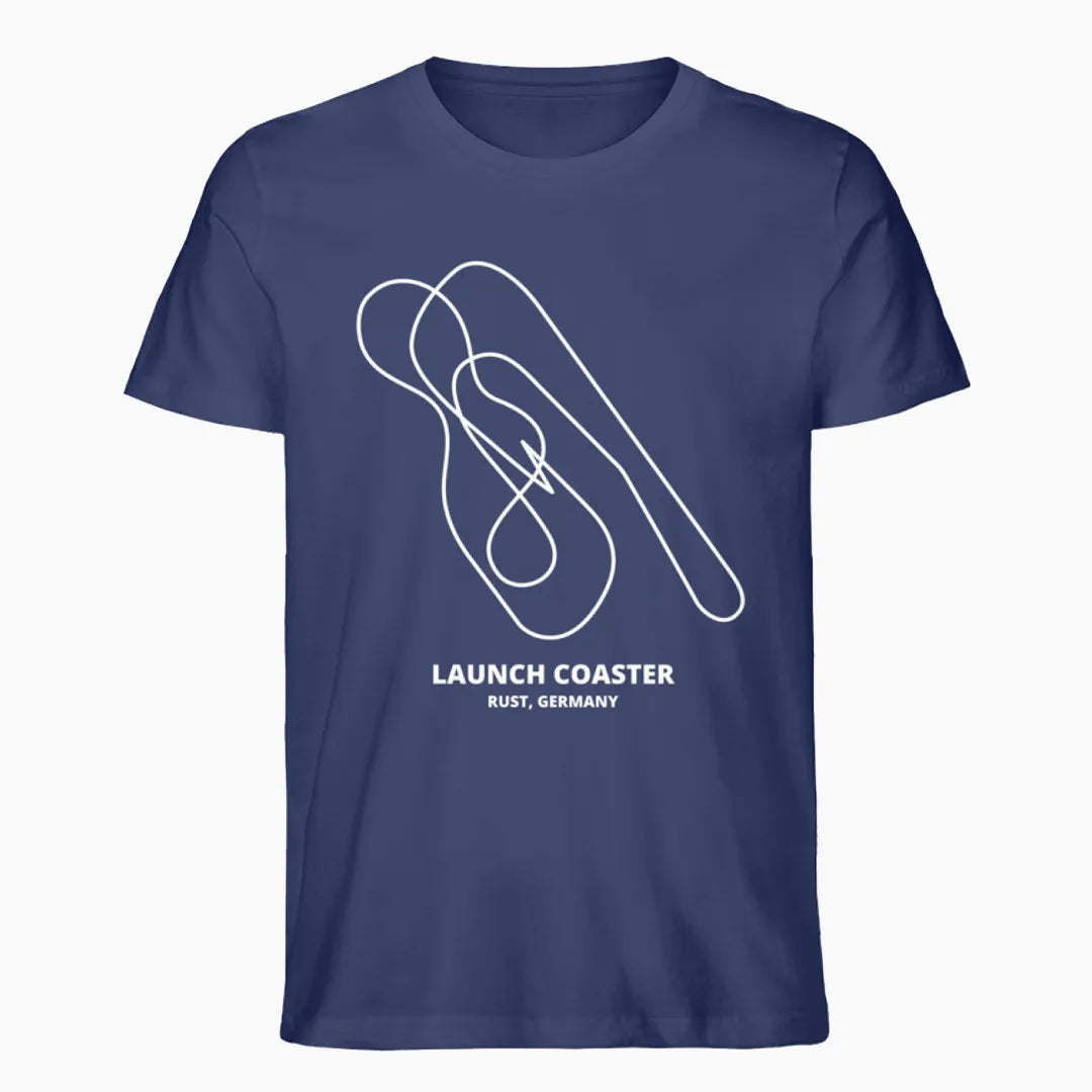 LAUNCH COASTER RUST layout tee