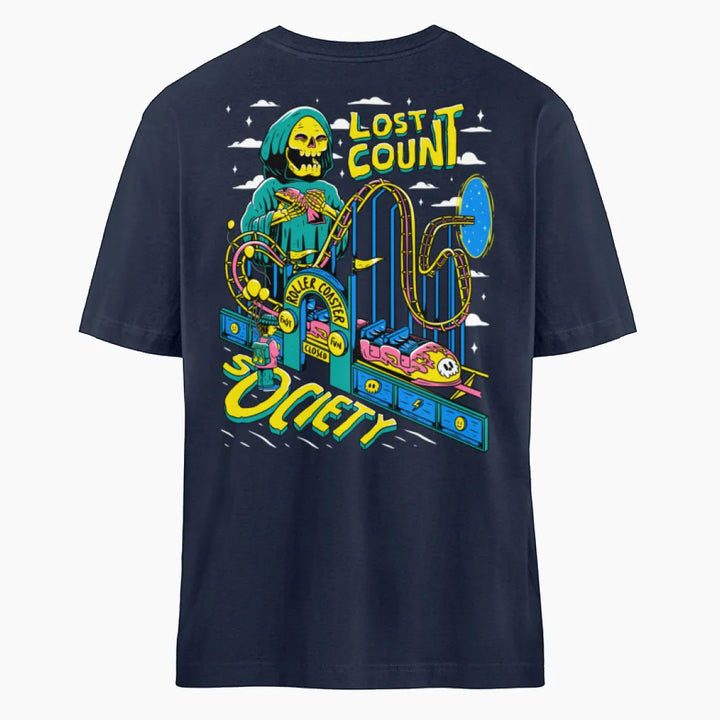 LOST COUNT SOCIETY Oversized T-Shirt