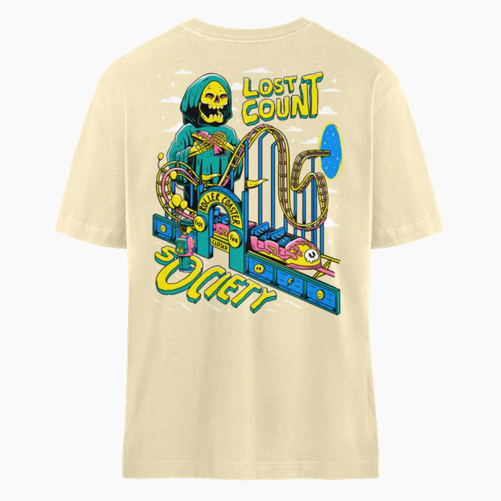 LOST COUNT SOCIETY Oversized T-Shirt