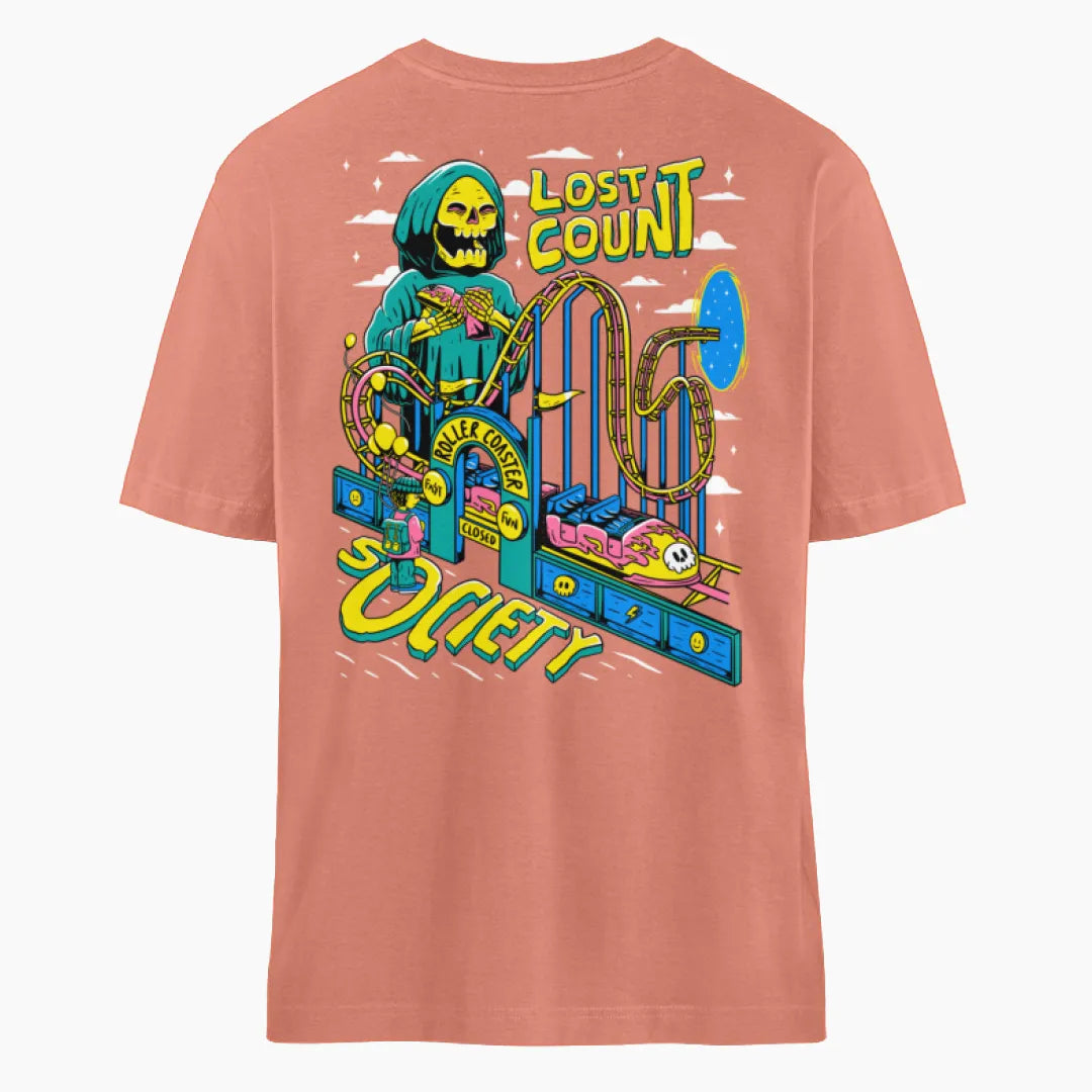 LOST COUNT SOCIETY Oversized T-Shirt