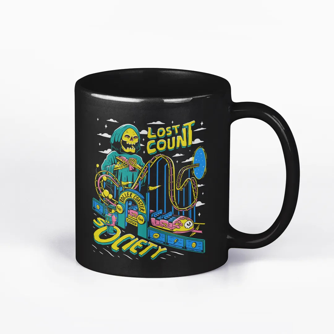 LOST COUNT SOCIETY mug