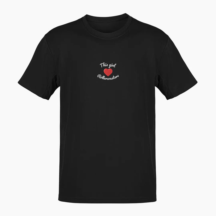 THIS GIRL LOVES ROLLERCOASTERS Premium T-Shirt