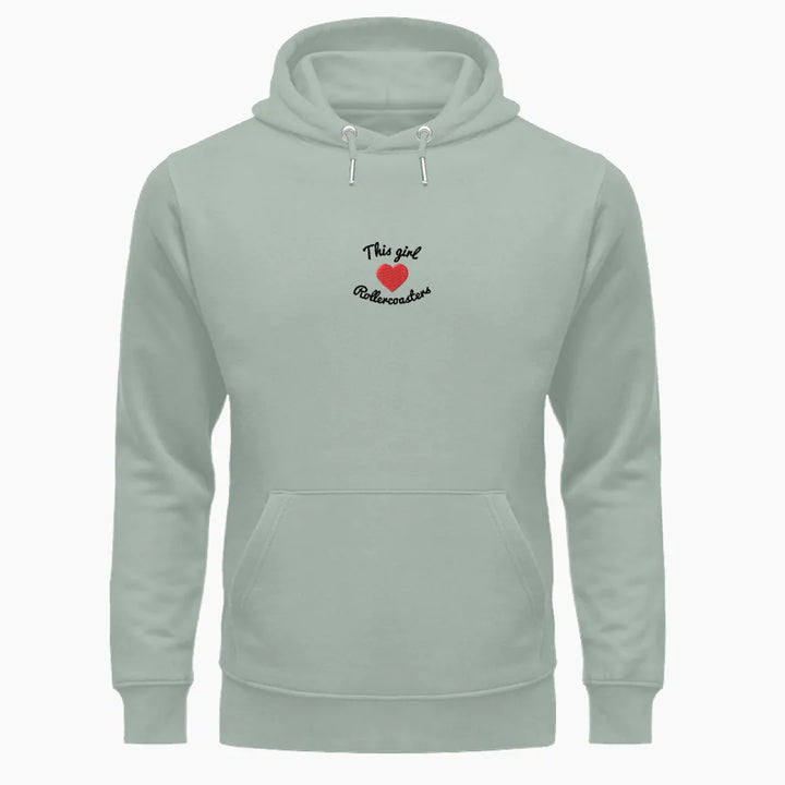 THIS GIRL LOVES ROLLERCOASTERS premium hoodie