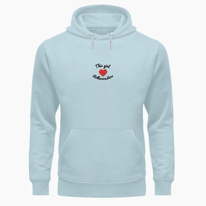 THIS GIRL LOVES ROLLERCOASTERS premium hoodie
