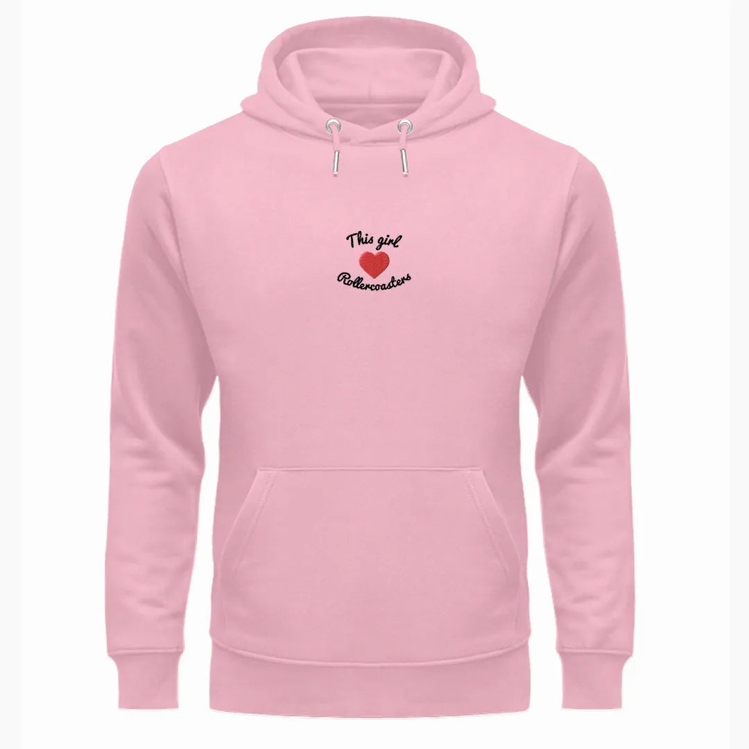 THIS GIRL LOVES ROLLERCOASTERS premium hoodie