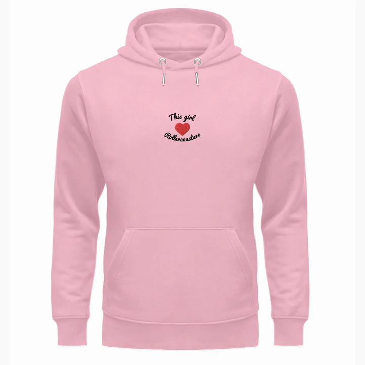 THIS GIRL LOVES ROLLERCOASTERS premium hoodie