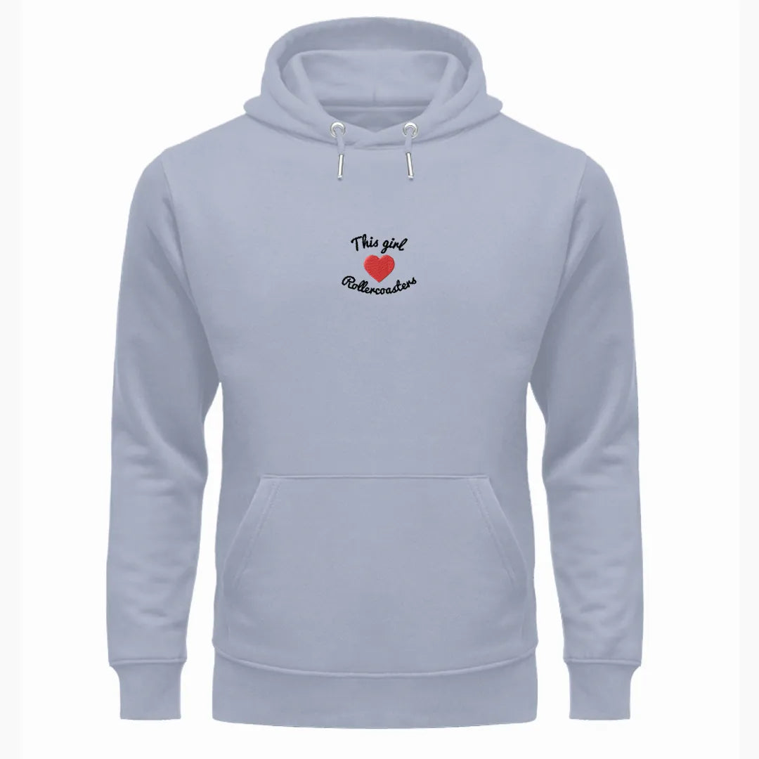 THIS GIRL LOVES ROLLERCOASTERS premium hoodie