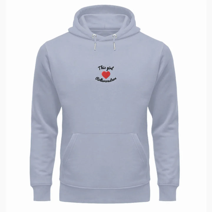 THIS GIRL LOVES ROLLERCOASTERS premium hoodie