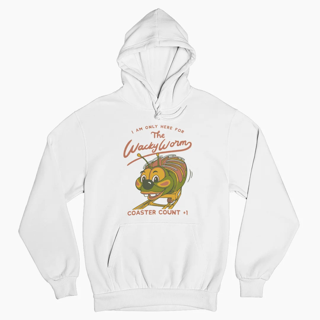 Order the WACKY WORM amusement park hoodie – Coasterfashion.de